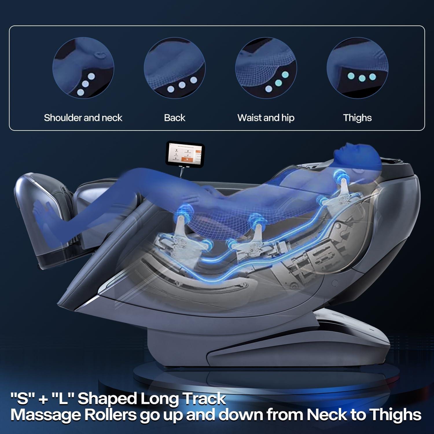 illustration of the Mechanism of Zero Gravity Chair